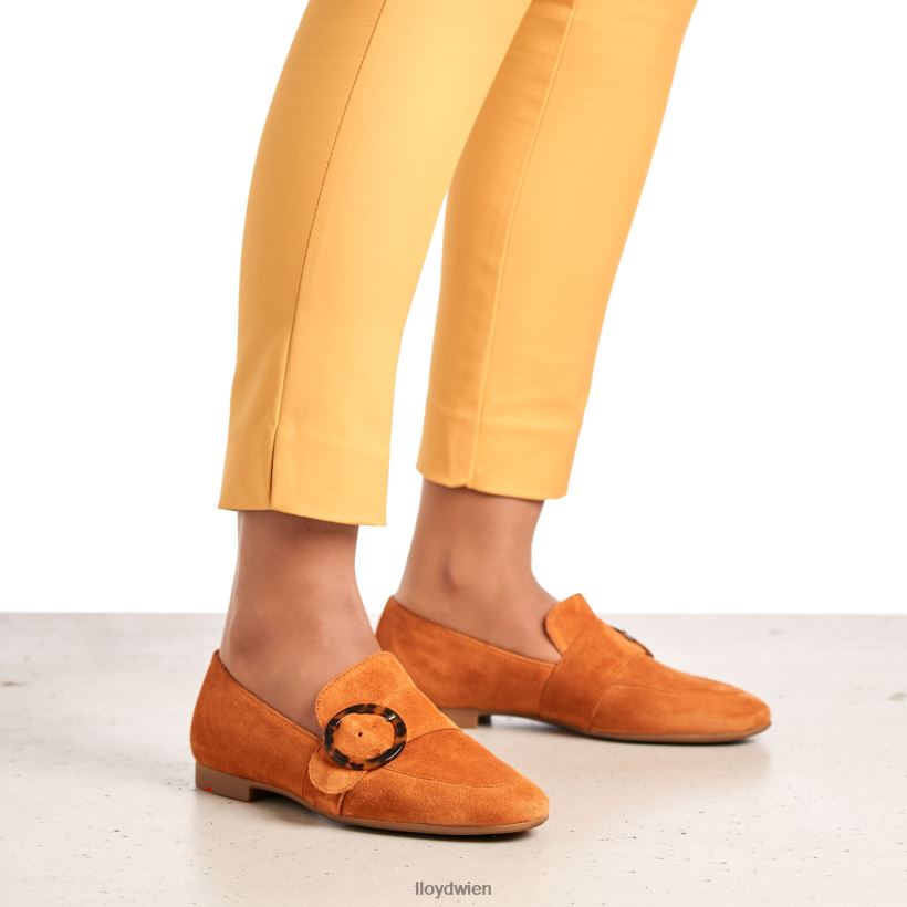 LLOYD Slipper aus Leder zum Hineinschlüpfen Frauen Schuhe Rot NFFX4T1140