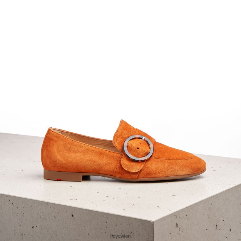 LLOYD Slipper aus Leder zum Hineinschlüpfen Frauen Schuhe Rot NFFX4T1140