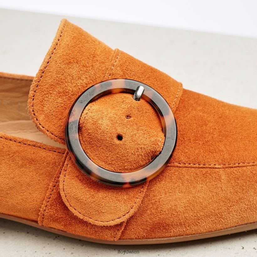 LLOYD Slipper aus Leder zum Hineinschlüpfen Frauen Schuhe Rot NFFX4T1140