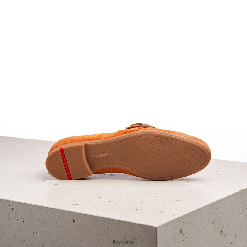 LLOYD Slipper aus Leder zum Hineinschlüpfen Frauen Schuhe Rot NFFX4T1140