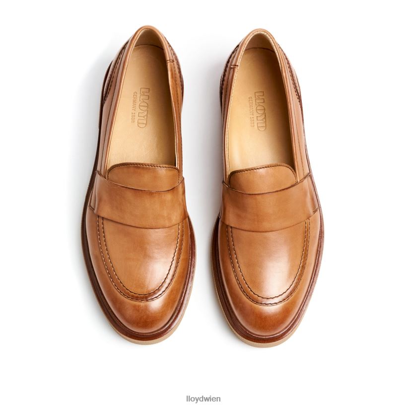 LLOYD Slipper aus Leder zum Hineinschlüpfen Frauen Schuhe braun NFFX4T1115