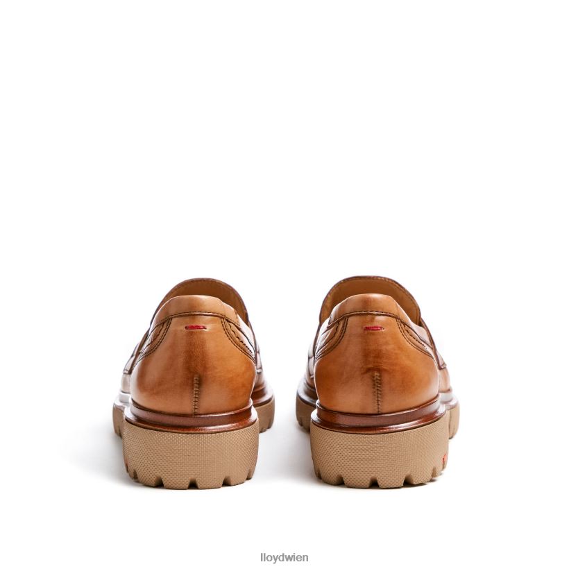 LLOYD Slipper aus Leder zum Hineinschlüpfen Frauen Schuhe braun NFFX4T1115